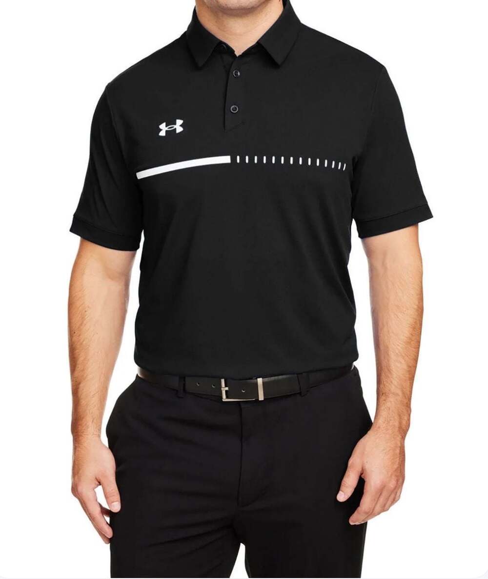 Under Armour Men's Playoff Polo 2.0 Graphic Shirt Black Size XXL